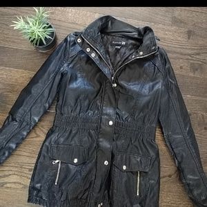 Faux leather jacket final price